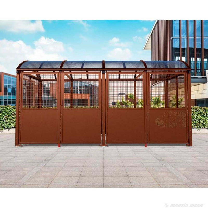 Refugi per bicicletes i motos Bòveda amb portes